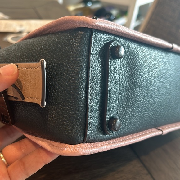 Coach Dreamer crossbody satchel bag in color block - Picture 10 of 16